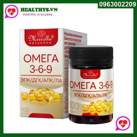 Viên uống omega 3 6 9 mirrolla của Nga